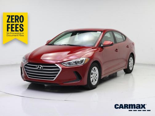 Red 2018 Hyundai ELANTRA SE