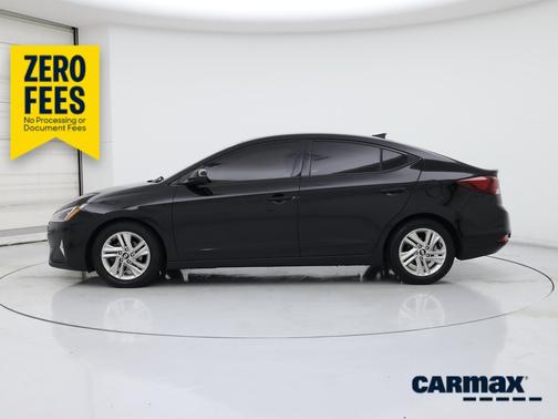 Black 2019 Hyundai ELANTRA SEL