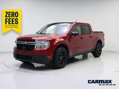 Red 2022 Ford Maverick Lariat