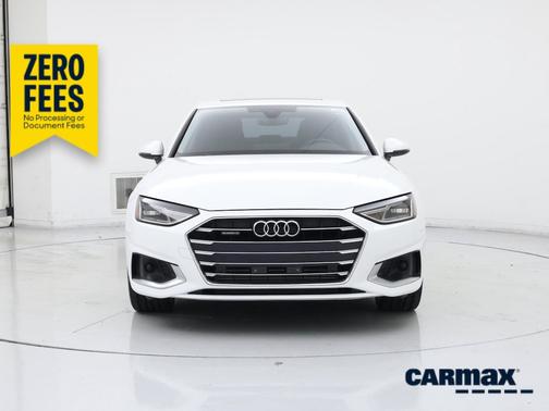 White 2022 Audi A4 Premium