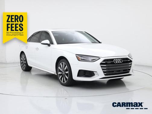 White 2022 Audi A4 Premium