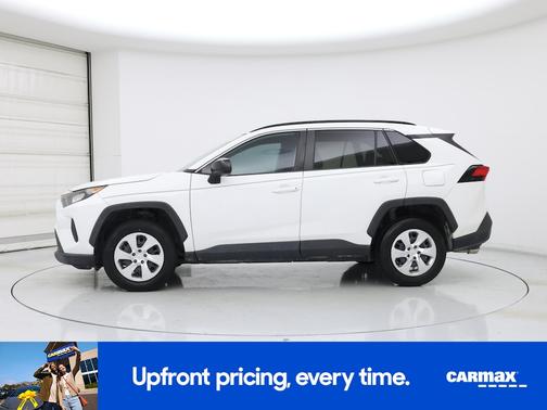 White 2019 Toyota RAV4 LE