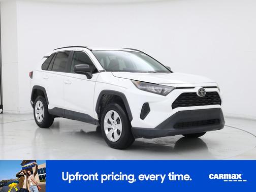 White 2019 Toyota RAV4 LE