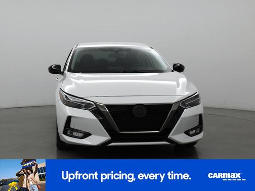White 2022 Nissan Sentra SR
