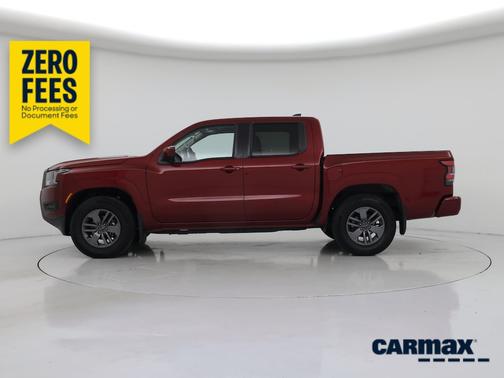 Red 2025 Nissan Frontier SV