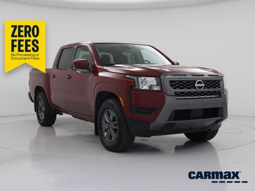 Red 2025 Nissan Frontier SV