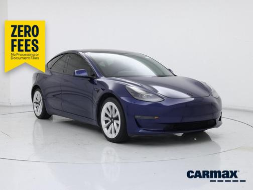 Blue 2022 Tesla Model 3 Long Range