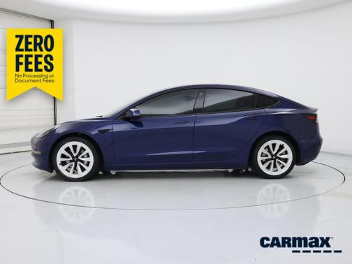Blue 2022 Tesla Model 3 Long Range