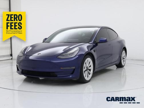 Blue 2022 Tesla Model 3 Long Range