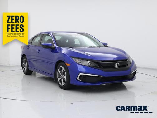 Blue 2020 Honda Civic LX