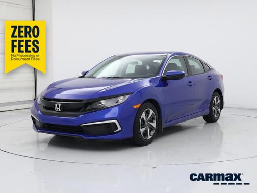 Blue 2020 Honda Civic LX