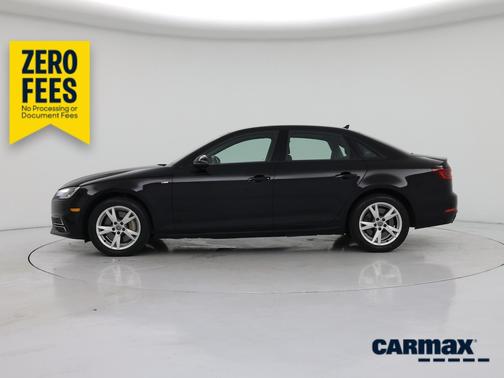 Black 2018 Audi A4 Premium