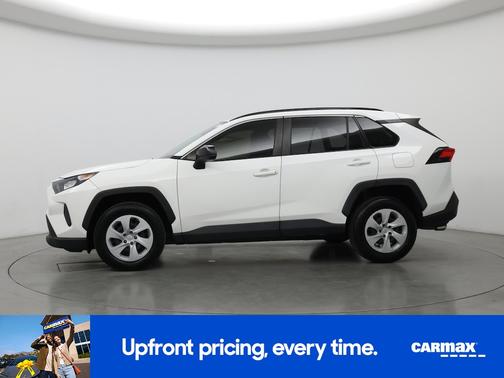 White 2019 Toyota RAV4 LE