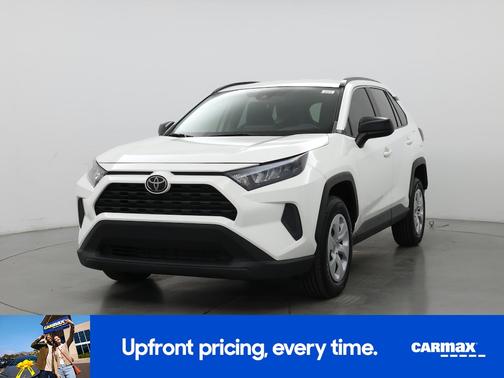 White 2019 Toyota RAV4 LE