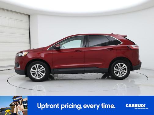 Red 2019 Ford Edge SEL
