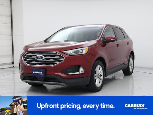 Red 2019 Ford Edge SEL