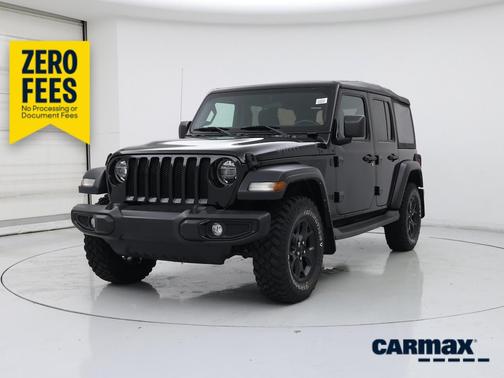 Black 2022 Jeep Wrangler Unlimited Willys