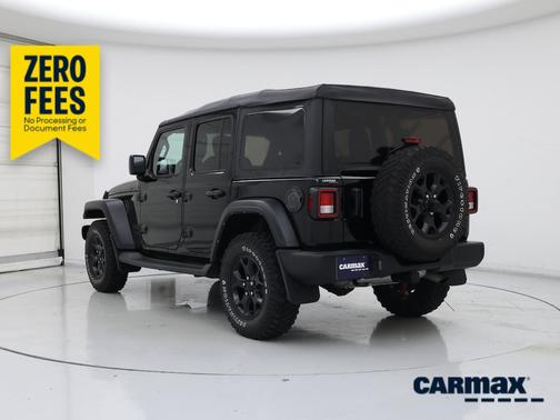 Black 2022 Jeep Wrangler Unlimited Willys
