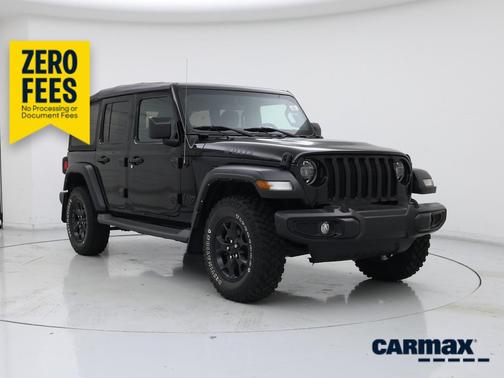 Black 2022 Jeep Wrangler Unlimited Willys