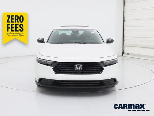 White 2023 Honda Accord Hybrid Sport