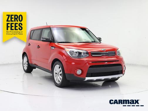 Red 2017 Kia Soul +