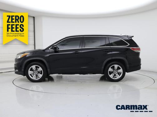Black 2016 Toyota Highlander Limited Platinum