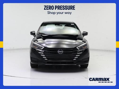 Black 2025 Nissan Versa SV