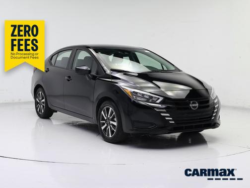 Black 2025 Nissan Versa SV