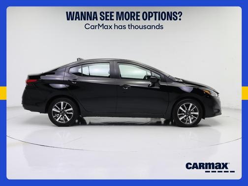 Black 2025 Nissan Versa SV