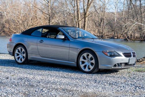 Gray 2007 BMW 650 650i Convertible 2D