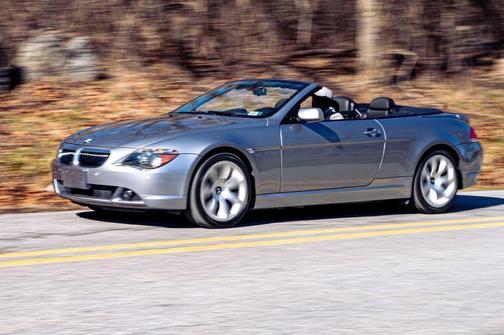 Gray 2007 BMW 650 650i Convertible 2D