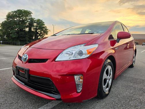 Red 2015 Toyota Prius Four