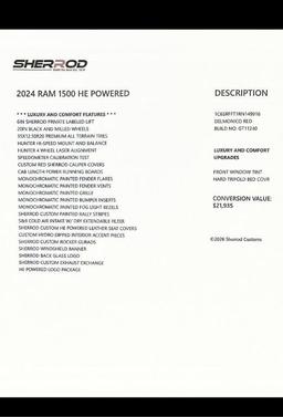 Delmonico Red Pearlcoat 2024 RAM 1500 Big Horn/Lone Star