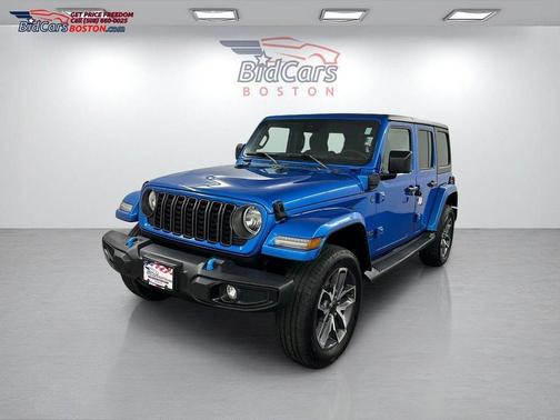 Hydro Blue Pearl 2024 Jeep Wrangler 4xe Sport