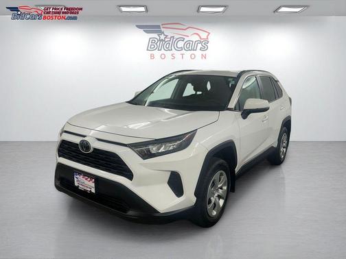Super White 2021 Toyota RAV4 LE