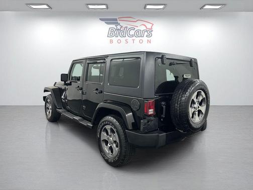 Black Clearcoat 2017 Jeep Wrangler Unlimited Sahara