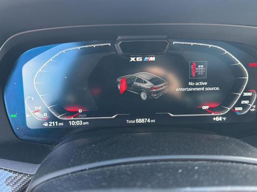 Carbon Black Metallic 2021 BMW X6 M Base