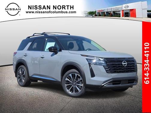 Boulder Gray Metallic 2026 Nissan Pathfinder Platinum
