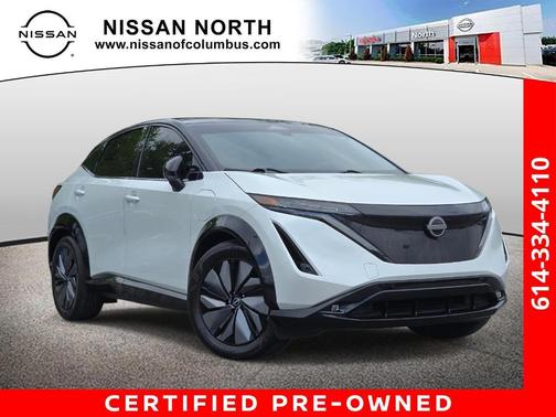 2t Wht Blk Roof 2024 Nissan ARIYA EVOLVE+