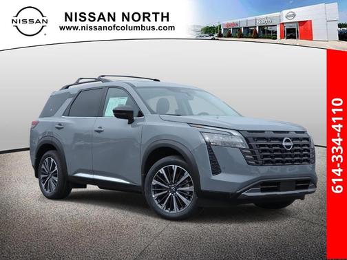 Boulder Gray Metallic 2026 Nissan Pathfinder Platinum
