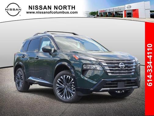 Obsidian Black 2026 Nissan Rogue Platinum SUV