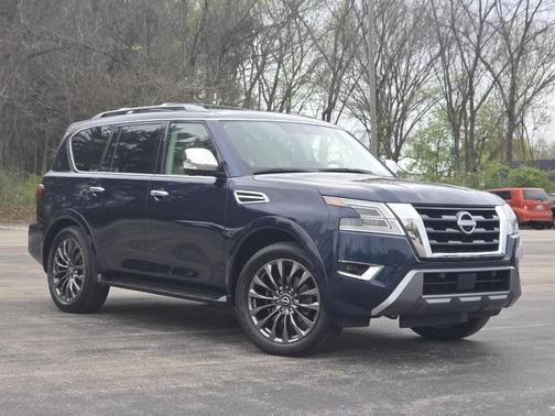 Hermosa Blue 2023 Nissan Armada Platinum