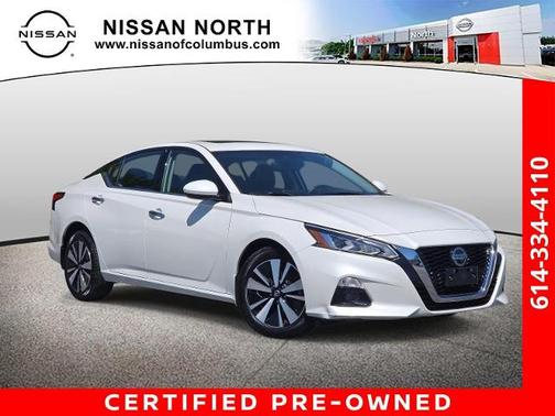 White 2020 Nissan Altima 2.5 SL