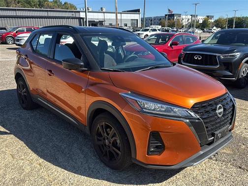 Orange Metallic 2024 Nissan Kicks SR