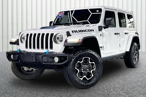 Bright White Clearcoat 2021 Jeep Wrangler Unlimited 4xe Rubicon