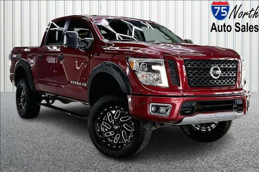 Cayenne Red 2018 Nissan Titan PRO-4X
