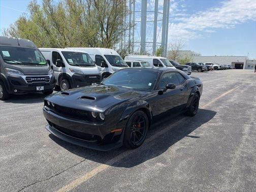 Pitch Black Clearcoat 2022 Dodge Challenger SRT Hellcat