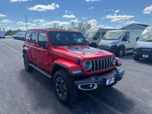 Firecracker Red Clearcoat 2025 Jeep Wrangler Sahara