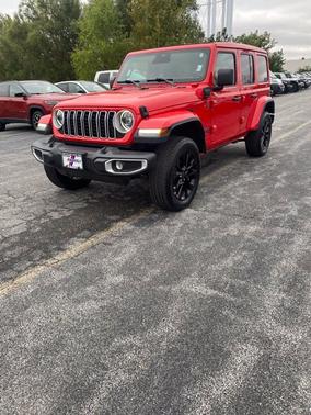 Firecracker Red Clearcoat 2025 Jeep Wrangler Sahara