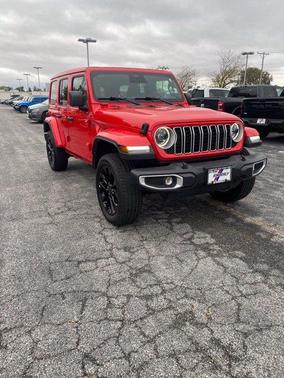 Firecracker Red Clearcoat 2025 Jeep Wrangler Sahara